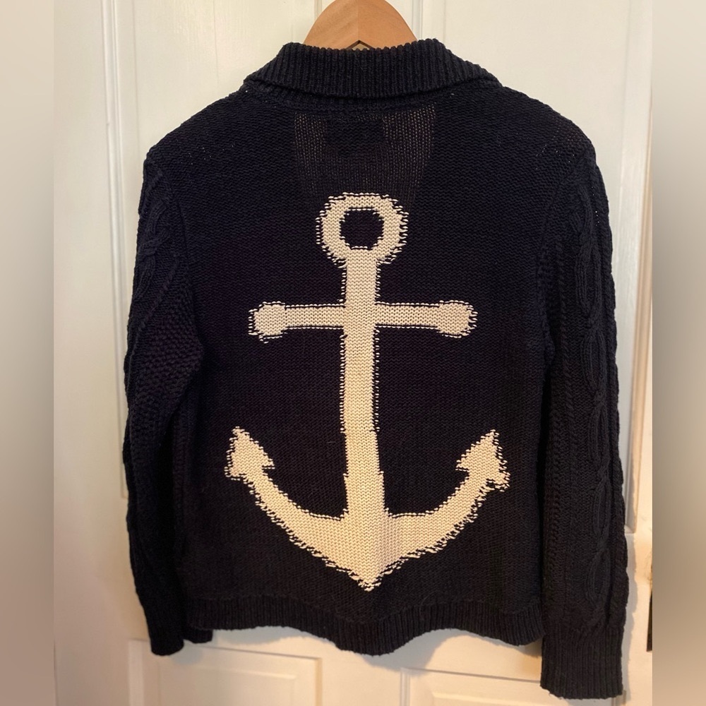Anthropologie Nautical Cardigan
